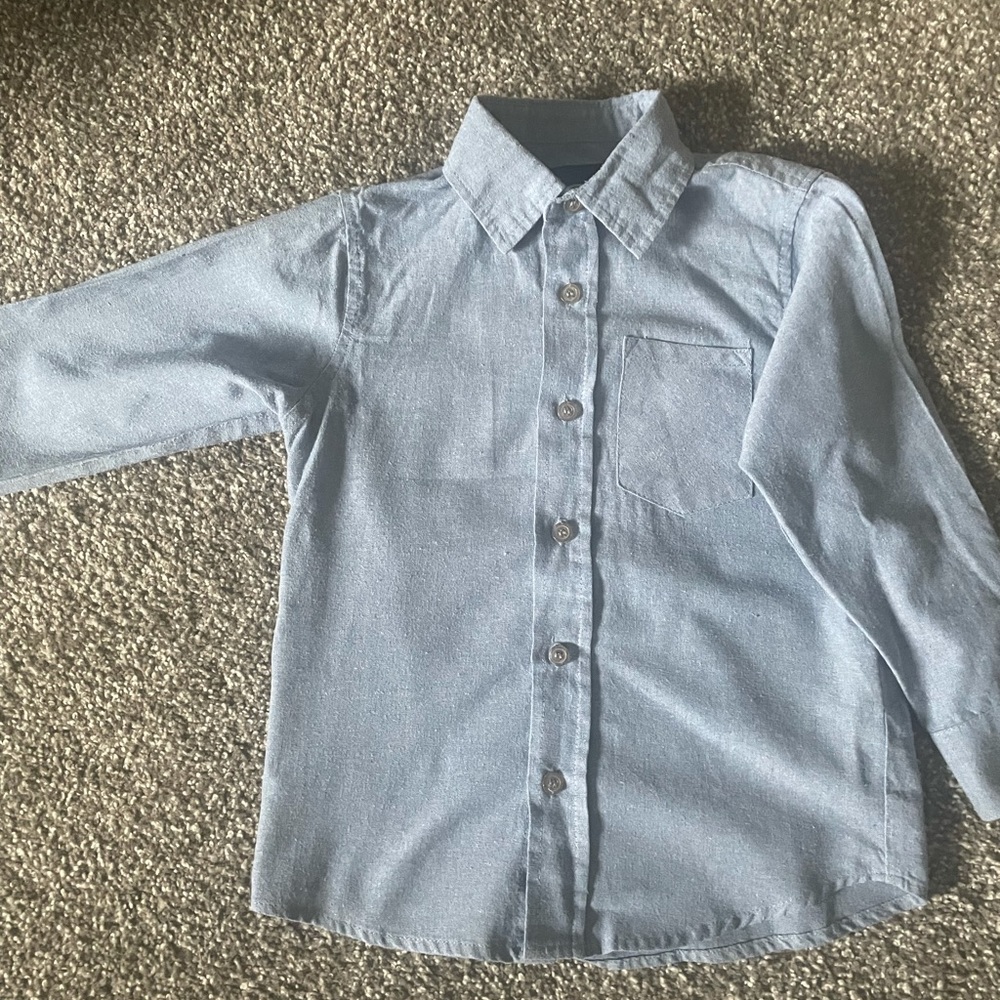 ToobyDoo Blue Button Down Shirt